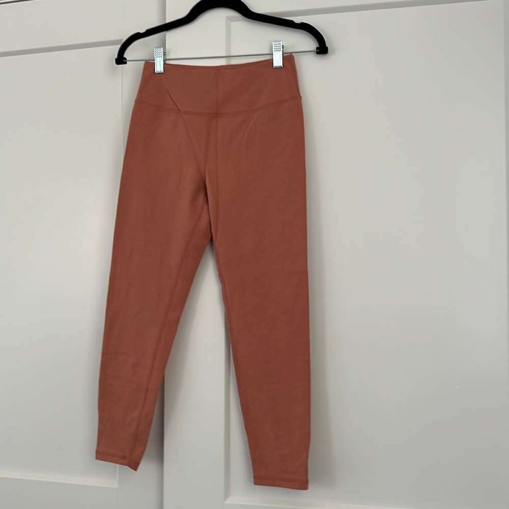 MATE the Label Rust Terracotta High-Rise Leggings